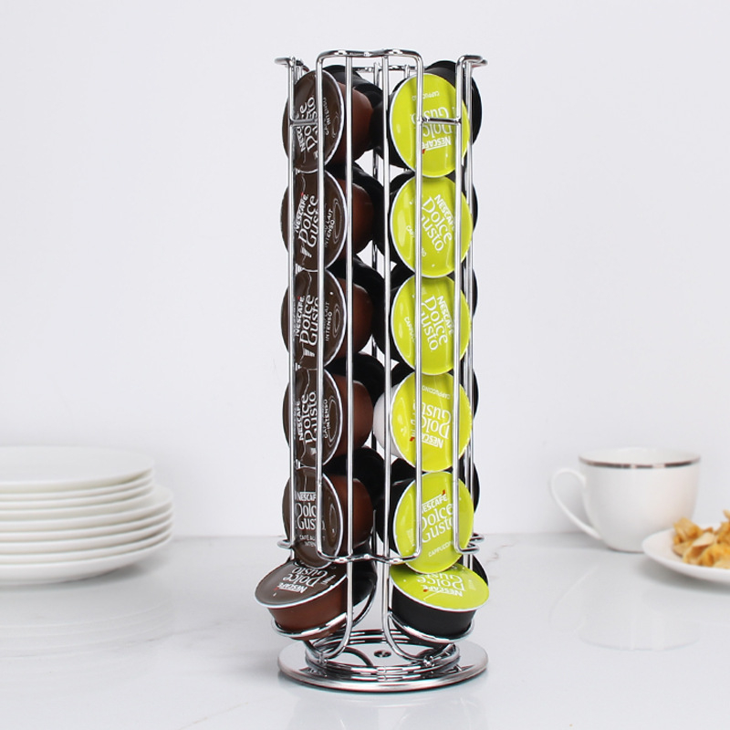 Rotatable Coffee Capsule Displ - Coffee Equipment Rack review and price