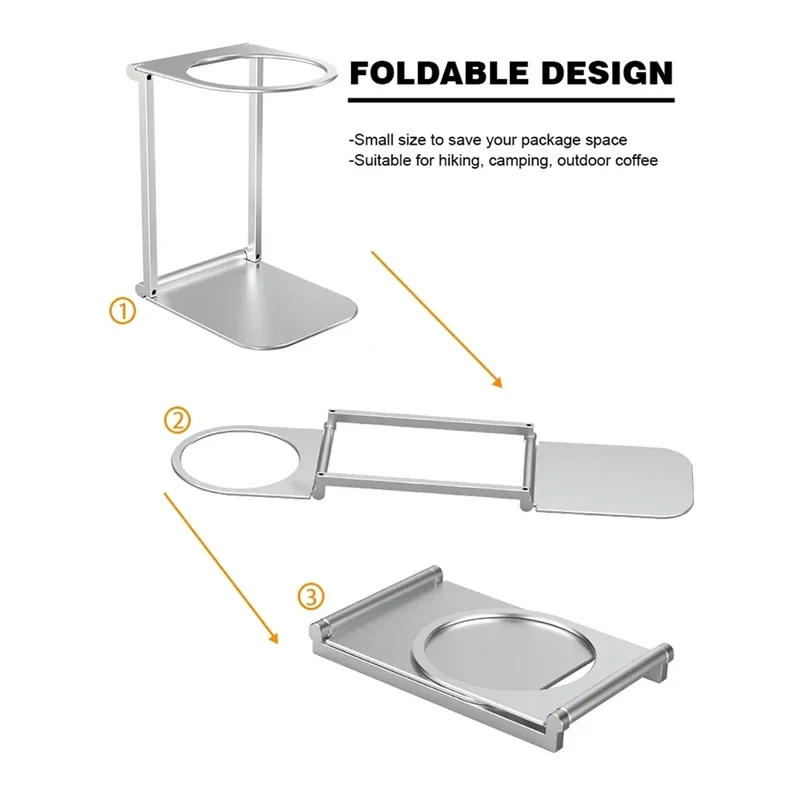 1pc Foldable Coffee Drip Holde - Coffee Equipment Rack review and price