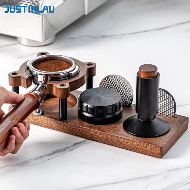 JUSTINLAU 51/53/54/58mm Wood C - Coffee Equipment Holder review and price