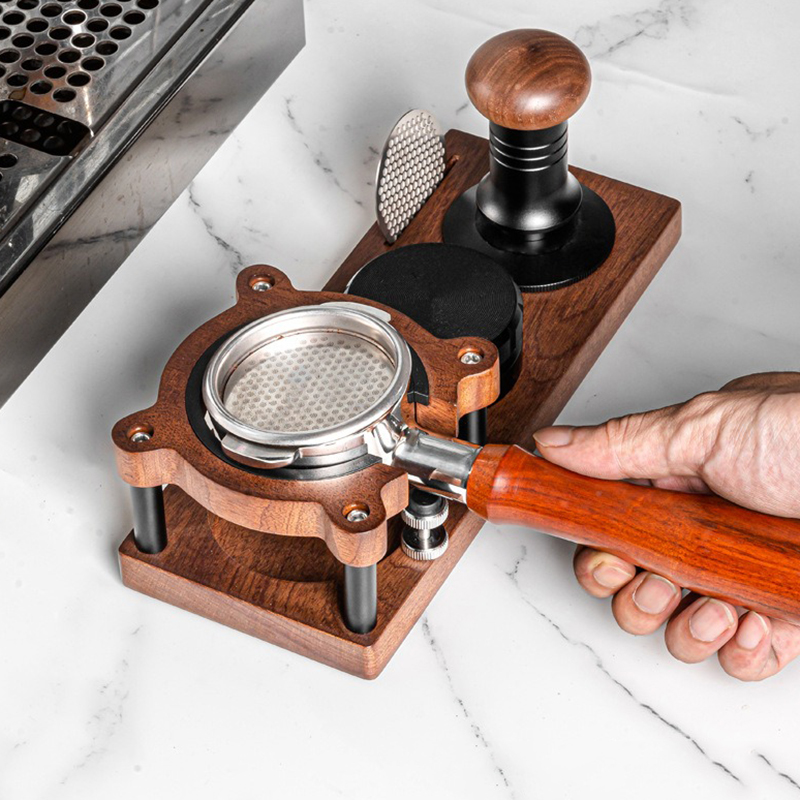 JUSTINLAU 51/53/54/58mm Wood C - Coffee Equipment Holder review and price