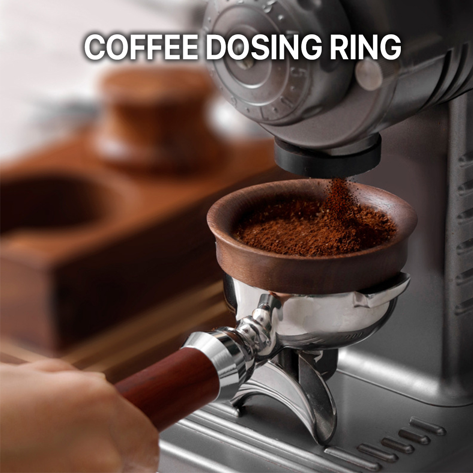 51/58mm Coffee Dosing Cup Waln - Dosing Funnel Ring review and price