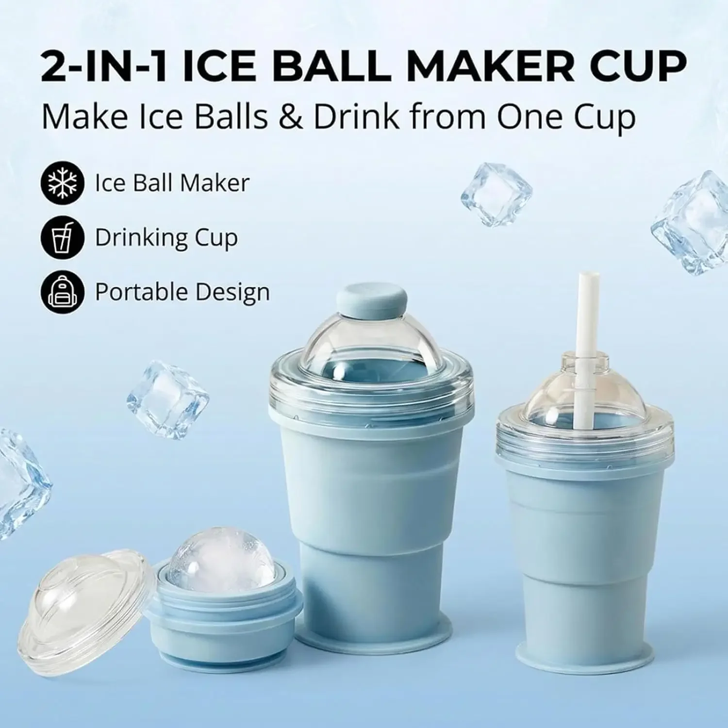 2-in-1 Foldable Silicone Ice B - Coffee Equipment Holder review and price