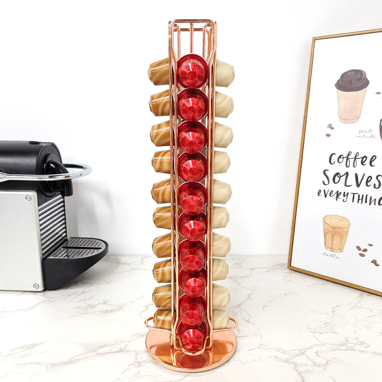 1PC 40 Pod Coffee Capsules Nes - Coffee Equipment Rack review and price