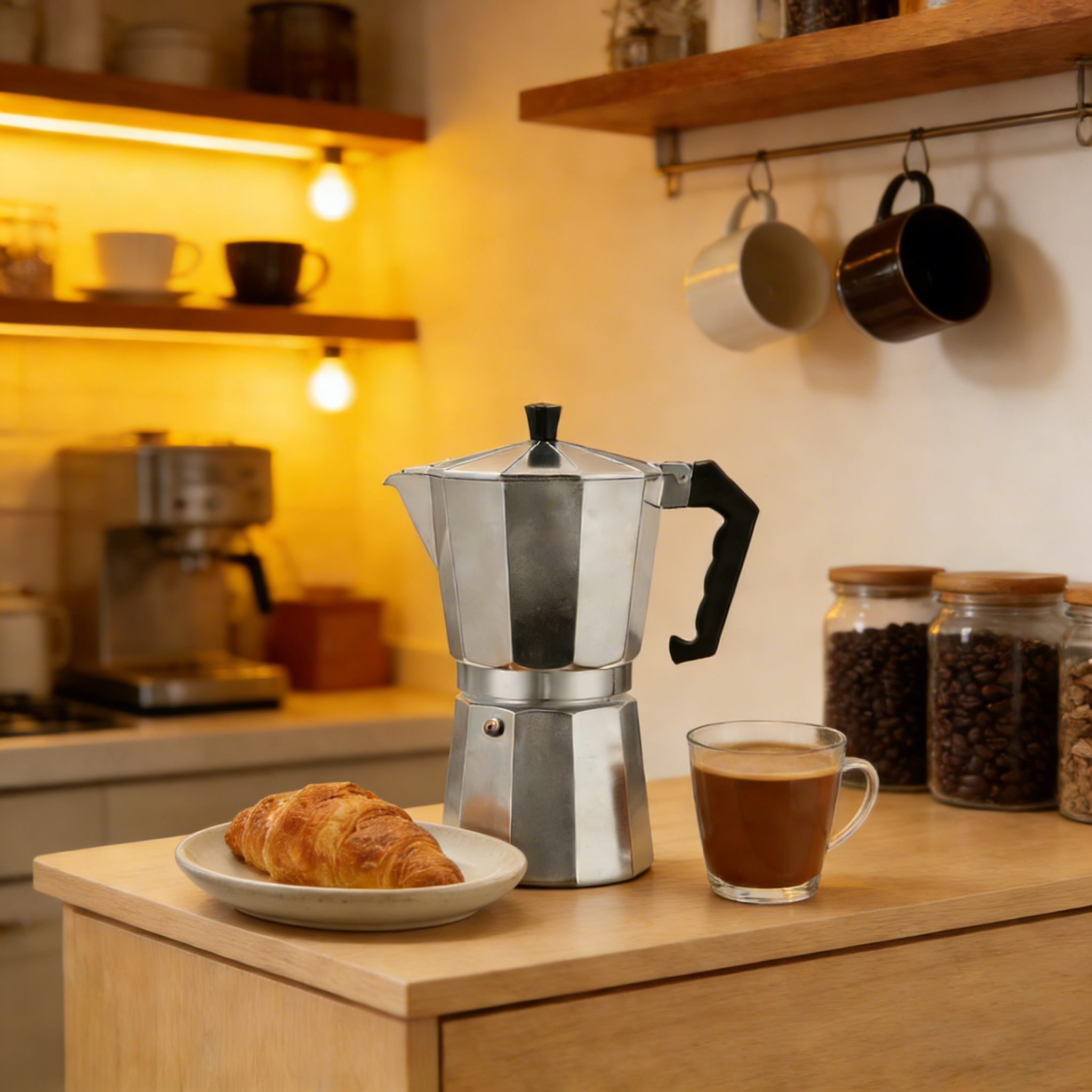 Moka Pot Aluminum Octagonal It - Coffee Equipment For Camping review and price