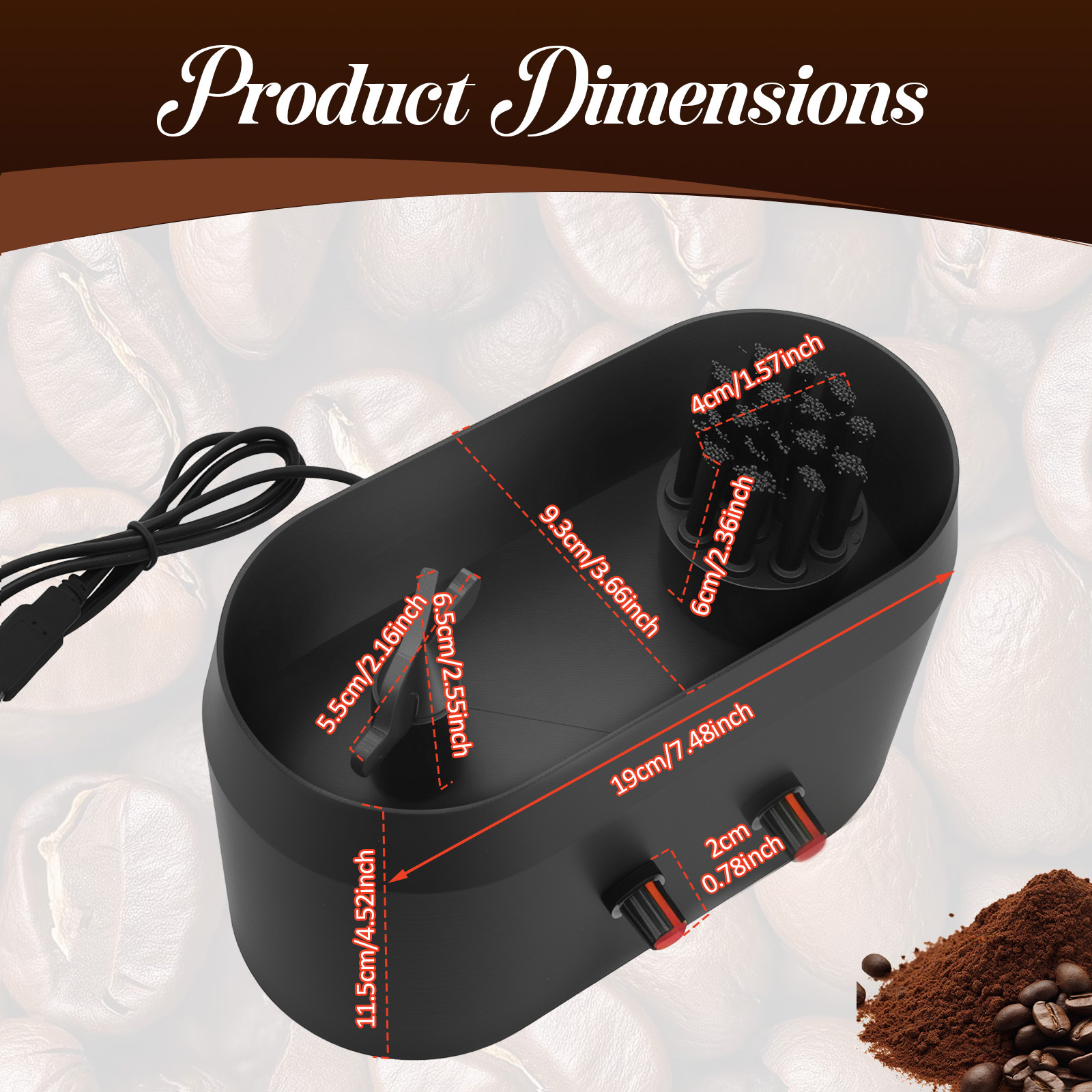 Automatic Knock Box Cleaner El - Coffee Equipment Holder review and price